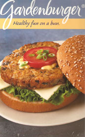 Enjoy a healthy gardenburger at Sno-white Drive In.